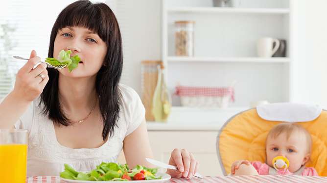 Haluatko lapsesi oppivan syömään terveellisesti? Näytä itse mallia.