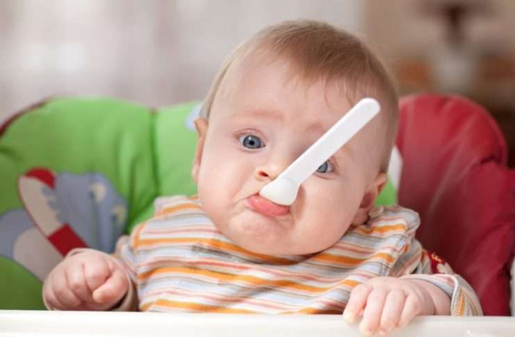 ”Meillä ei vauva purkkiruokaa syö”