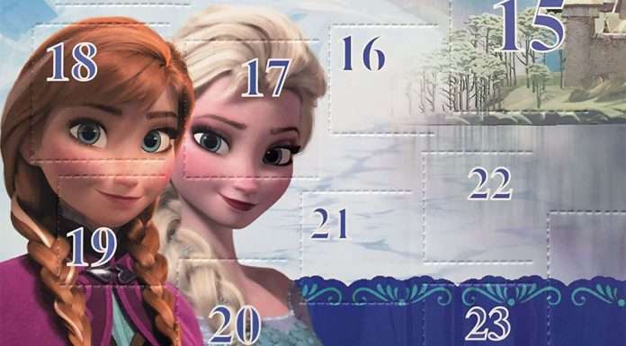 Frozen-joulukalenterin kansikuva