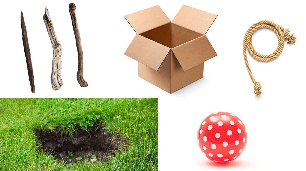 Keppi, kuoppa, pahvilaatikko, pallo vai narunpätkä – mikä näistä on kaikkien aikojen lelu? Kuvat: iStock