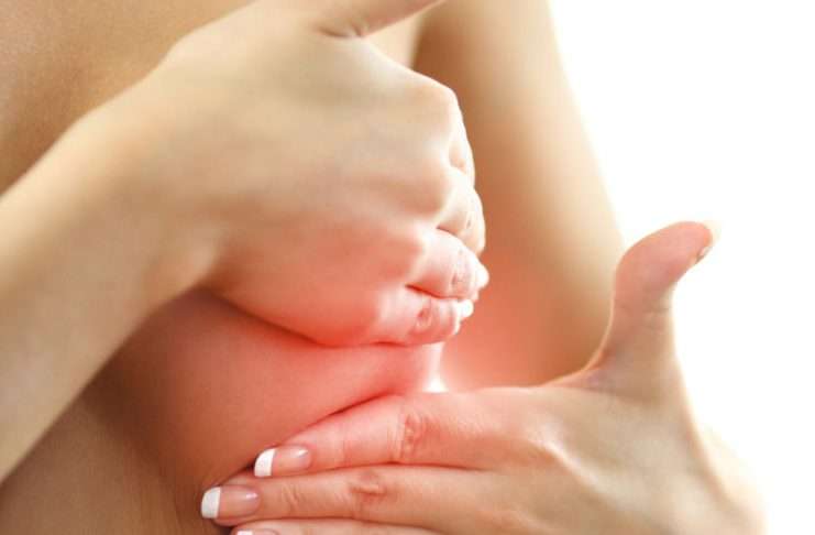 Rintatulehdus on imettäjän kivulias vaiva