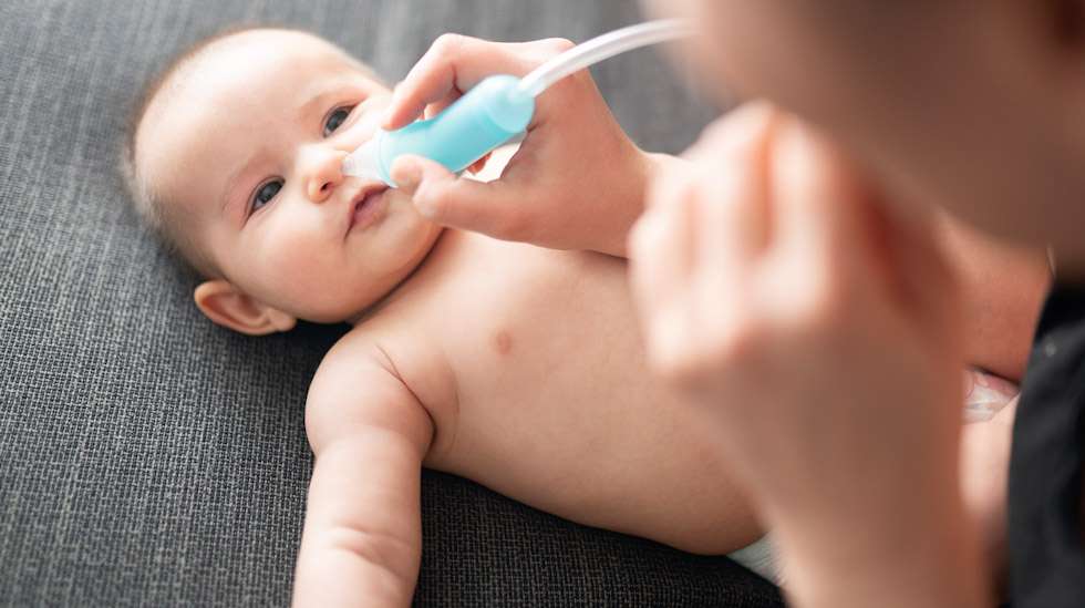 Imulaite on tehokkain tapa vauvan ja pikkulapsen nuhanenän tyhjentämiseen. Kuva: iStock