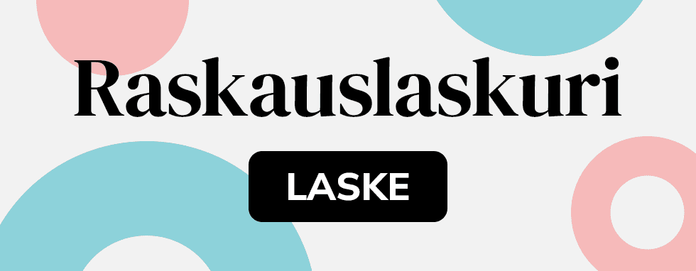 Raskauslaskuri-banneri