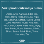 sukupuolineutraalit-nimet