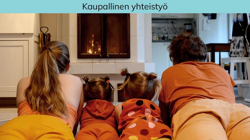 Työn ja hoitovapaan yhdistäminen on Wirlanderien mielestä toiminut erinomaisesti juuri siksi, että lasten kanssa vietetty aika ja työelämä toimivat vastapainona toisilleen. Kun on ollut päivän kotona lasten kanssa, töihin meno tuntuu mahtavalta, ja toisinpäin. (Kuva: Wirlanderien kotialbumi)